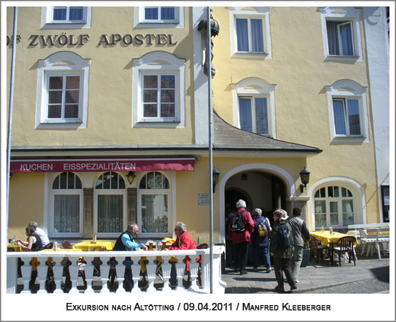 Mittagsessen beim Gasthof  Zwölf Apostel