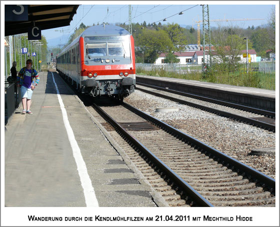 wieder mit der Bahn zurück