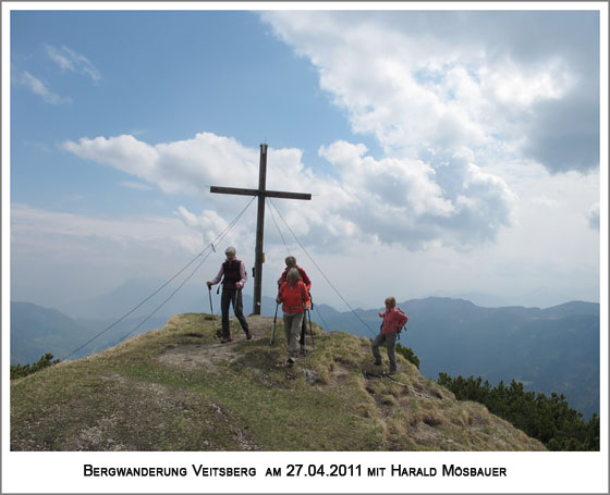 der Rückweg erfolgt auf einem anderen Steig