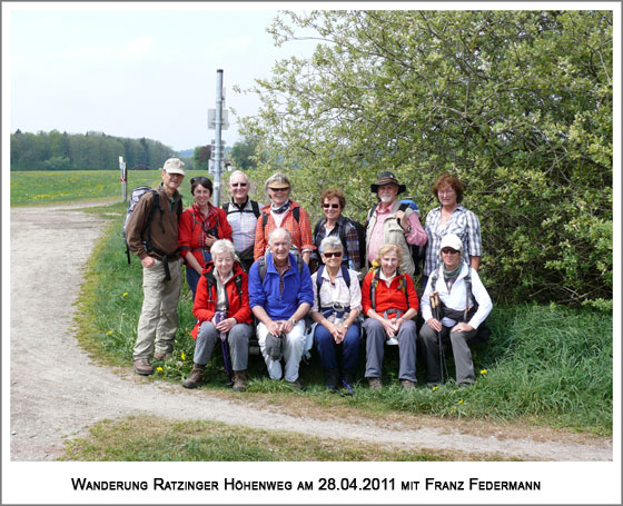 die wanderfreudige Gruppe