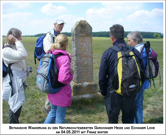 Reitergedenkstein in der Heide