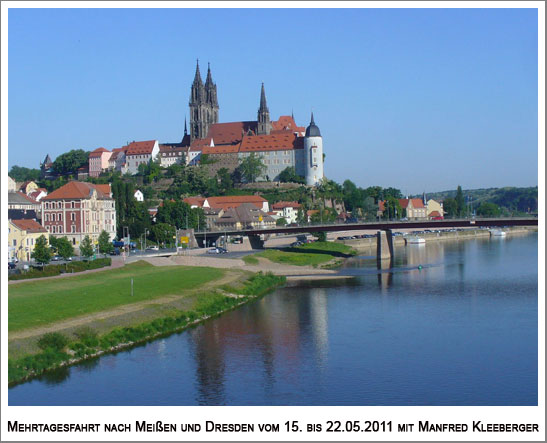 Burgberg mit Albrechtsburg und Dom in Meißen