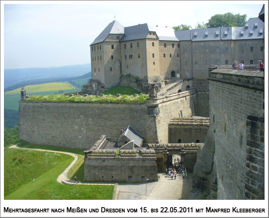 die Festung in Königstein
