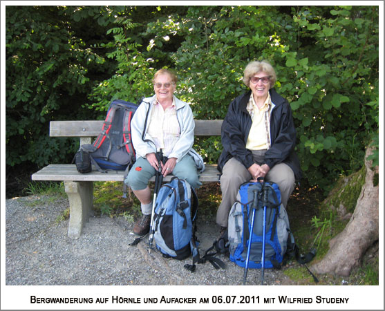 Warten auf die Abfahrt der Hörnle-Bahn