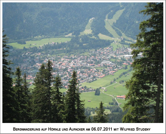 Blick auf Oberammergau