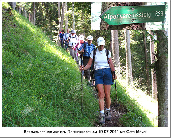 der Alpenvereinssteig, gerade das Richtige für uns