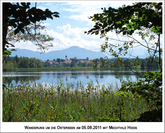 Ostersee, Iffeldorf und Alpen