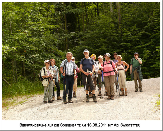 die Wandergruppe