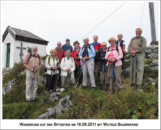 die zünftige Wandergruppe 