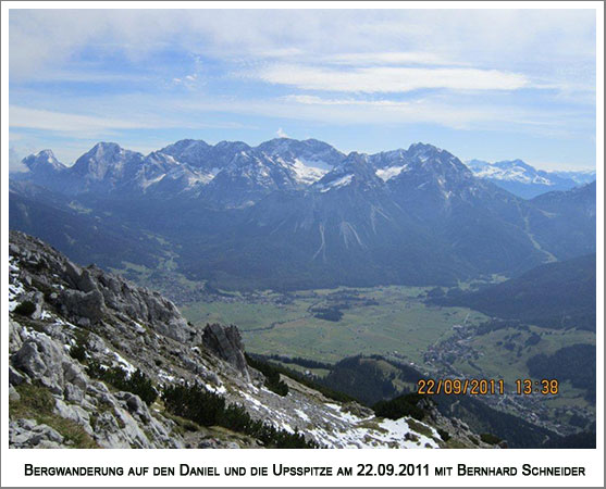 freie Sicht in das Tal vor den Mieminger Bergen