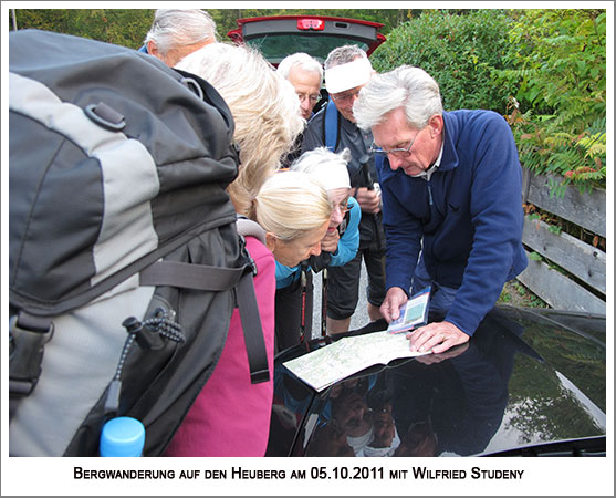 Erläuterung der Tour an Hand der Wanderkarte