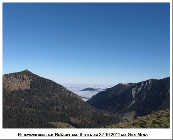 ...und draußen im Voralpenland eine geschlossene Wolkendecke