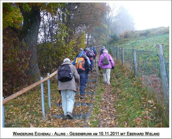 sogar ein steiler Aufstieg ist bei dieser Wanderung dabei