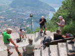 <p>Blick auf Riva del Garda</p>