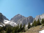 <p>Blick auf den Gimpel, unsere Tour f&uuml;r den n&auml;chsten Tag</p>