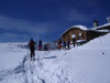 <p>Vor der Taubensteinh&uuml;tte</p>