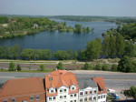 <p>Blick vom Turm der Marienkirche auf den Tiefwarensee</p>