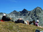 <p>Rast mit Blick zum Glockturm</p>