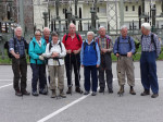 <p>Gruppenfoto am Start beim Walchenseekraftwerk</p>