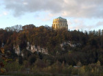 <p>Kurz vor Kelheim nochmal die Befreiungshalle</p>