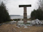 <p>Blick &uuml;ber den See, von der Hindernisbaustelle</p>