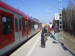 <p>R&uuml;ckfahrt mit der S-Bahn</p>