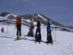 <p>Erst der Aufstieg zum Pirchkogel auf der Skipiste</p>