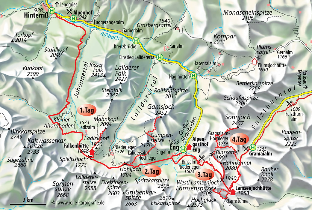 Karwendel Karte
