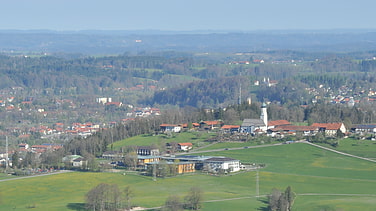 Blick nach Gaißach und ins Isartal