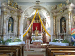 <p>2. Tag: Besichtigung der barocken Kirche in B&uuml;chenbach</p>