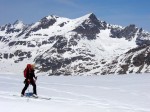 <p>Zur Punta Francesetti, im Hintergrund die Grand Aiguille Rousses.</p>