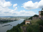 <p>Blick auf den Rhein von Ehrenbreitstein</p>