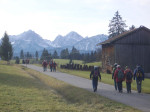 <p>Immer ein sch&ouml;nes Bergpanorama vor uns</p>