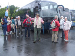 <p>Empfang vom Organisator am Bus</p>