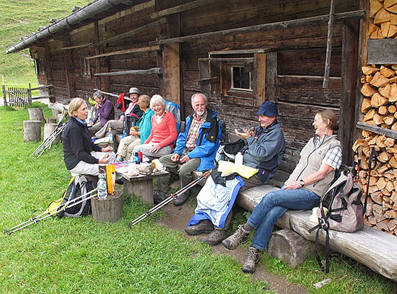 Mittagsrast auf der Königsalm