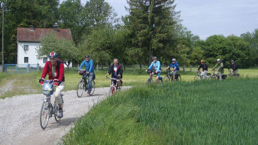 Fahrt zum Finsinger Speichersee