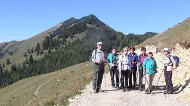 Brünnstein Südseite: Blick zum Großen Traiten