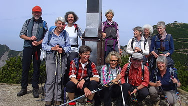 Eine zufriedene Gipfelmannschaft