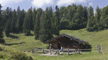 Die idyllische Sellarnalm