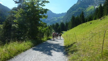 Aufstieg im Wildental