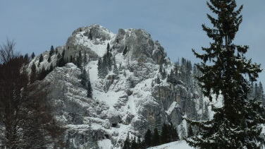 Brünnstein mit Neuschnee