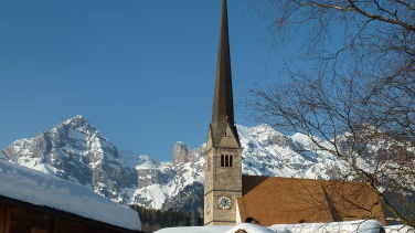 Maria Alm mit Breithorn und Sommerstein 