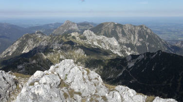 Blick vom Gimpel zum Aggenstein