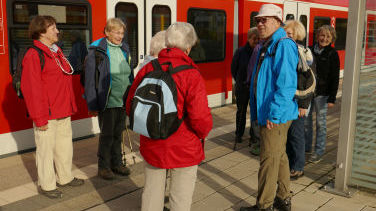 Treffpunkt am Bahnhof