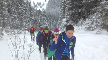 Tour um die Brecherspitz im Januar bei -15°C! Spikes und Gamaschen für Trailläufer wurden en masse getestet!