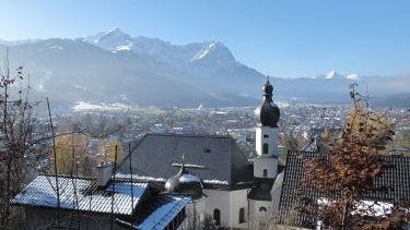 Blick zur Zugspitze