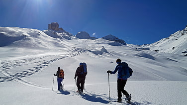 Aufstieg zum Monte Castello, Fanesgruppe