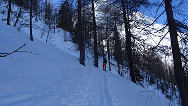 Abzweigung nach Igelsee hoch zum Brendlkar