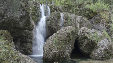 Wasserfall im Steigbachtobel