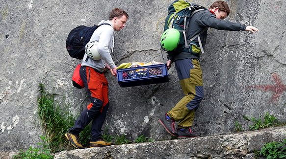 Auf dem Weg zu "Murro di Introbio" inklusive Mittagessen